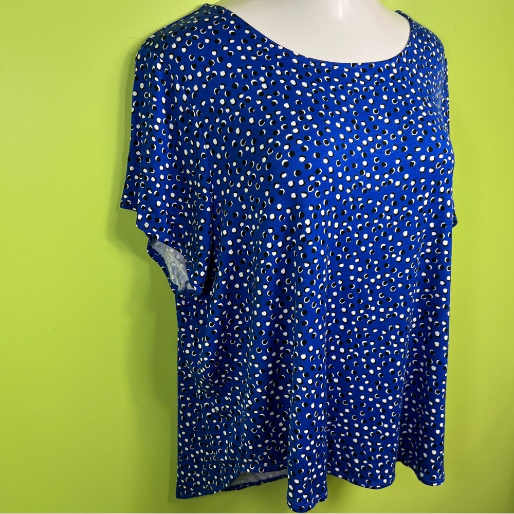 Philosophy stretchy crescent half-moon blouse size 3X NWT - Picture 2 of 6
